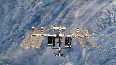 The ISS, a collaboration among the US, Canada, Japan, the European Space Agency and Russia, is split into two sections: the US Orbital Segment, and the Russian Orbital Segment. (AFP) The ISS, a collaboration among the US, Canada, Japan, the European Space Agency and Russia, is split into two sections: the US Orbital Segment, and the Russian Orbital Segment. (AFP)