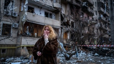 Hundreds of civilians have been killed, hundreds more injured and over three million Ukrainians have fled their country since Russia invaded its neighbour on February 24 with the goal of thwarting its pro-Western course. (AP)