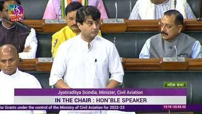 Civil Aviation Minister Jyotiraditya Scindia. Civil Aviation Minister Jyotiraditya Scindia.