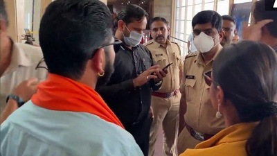 A scuffle broke out at a cinema hall in Maharashtra's Nashik after some women, who had arrived to watch The Kashmir Files wearing saffron stoles, were allegedly asked to remove them.