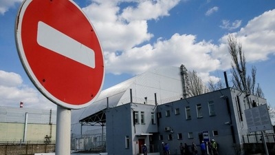 Chernobyl nuclear power plant, in Chernobyl, Ukraine. (REUTERS)