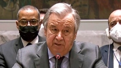 UN secretary-general Antonio Guterres (AP/File Photo) UN secretary-general Antonio Guterres (AP/File Photo)