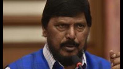 Union minister Ramdas Athawale. (HT Photo)