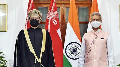 External affairs minister S Jaishankar and his Omani counterpart Sayyid Badr Al Busaidi discussed a wide range of issues on Wednesday. (ANI) External affairs minister S Jaishankar and his Omani counterpart Sayyid Badr Al Busaidi discussed a wide range of issues on Wednesday. (ANI)