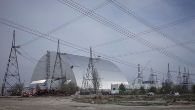 Chernobyl nuclear power plant in Ukraine. (REUTERS/Gleb Garanich/File Photo)