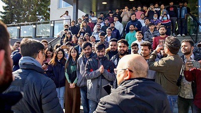 More than 22,500 Indians were flown back from countries neighbouring Ukraine after the Russian invasion in February, including a group of some 600 citizens who were stuck in the besieged city of Sumy (PTI FILE)