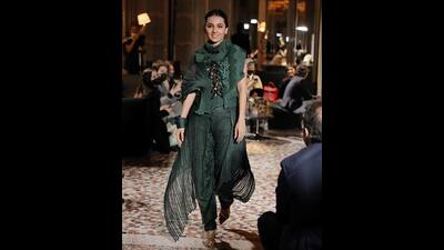 Global influencer and digital content creator Masoom Minawala became the first-ever Indian creator to walk the runway, as a showstopper at Milan Fashion Week (Photo: Instagram) Global influencer and digital content creator Masoom Minawala became the first-ever Indian creator to walk the runway, as a showstopper at Milan Fashion Week (Photo: Instagram)