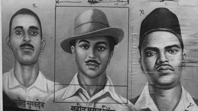 Indian Freedom Fighter Bhagat Singh, Shivaram Rajguru, Sukhdev Thapar. (HT Photo/Virendra Prabhakar) Indian Freedom Fighter Bhagat Singh, Shivaram Rajguru, Sukhdev Thapar. (HT Photo/Virendra Prabhakar)