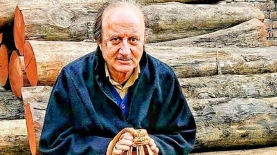 Anupam Kher in a still from The Kashmir Files. Anupam Kher in a still from The Kashmir Files. 