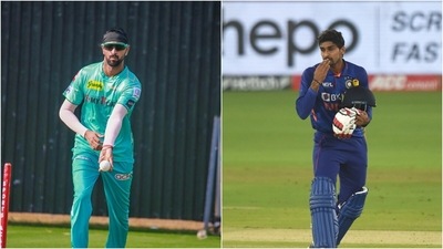 Krunal Pandya; Deepak Hooda (Twitter/Krunal Pandya; AP)