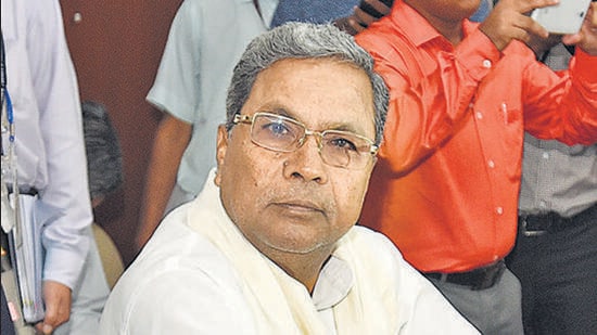 Opposition leader Siddaramaiah (Sonu Mehta/HT PHOTO)
