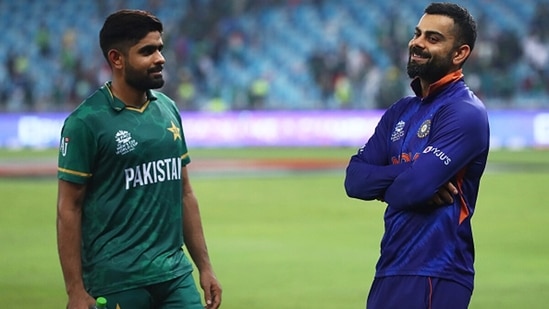 Babar Azam and Virat Kohli.&nbsp;(Getty)