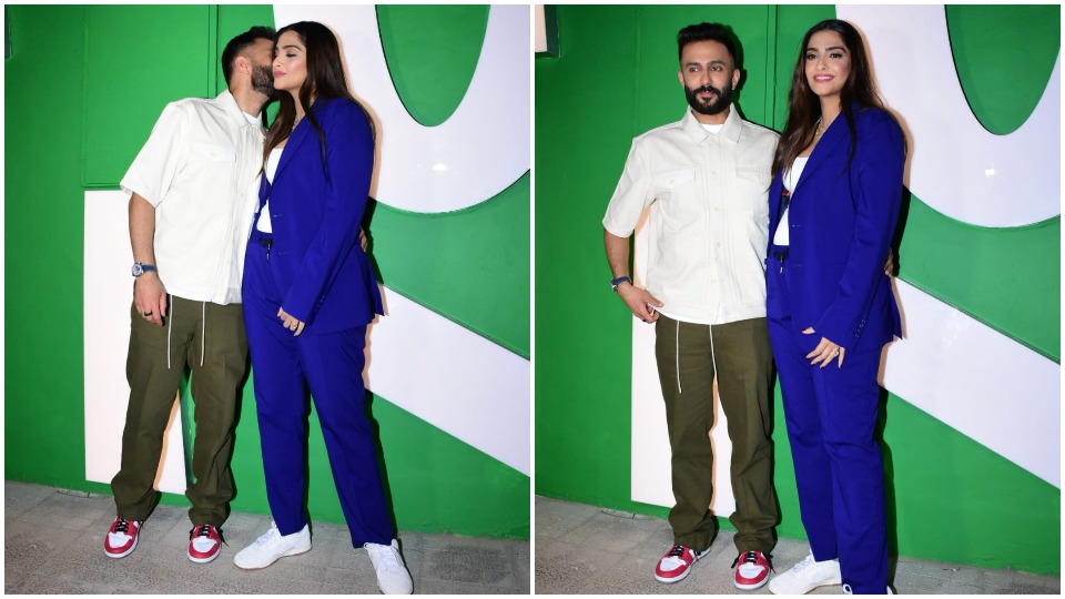 Sonam Kapoor and Anand Ahuja at a recent event in Mumbai.
