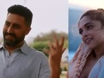 Abhishek Bachchan has a line referring to Deepika Padukone in his Dasvi trailer.&nbsp;
