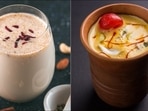 Recipes: Enjoy summers with Strawberry Mint Thandai or Mango Mastani Thandai&nbsp;