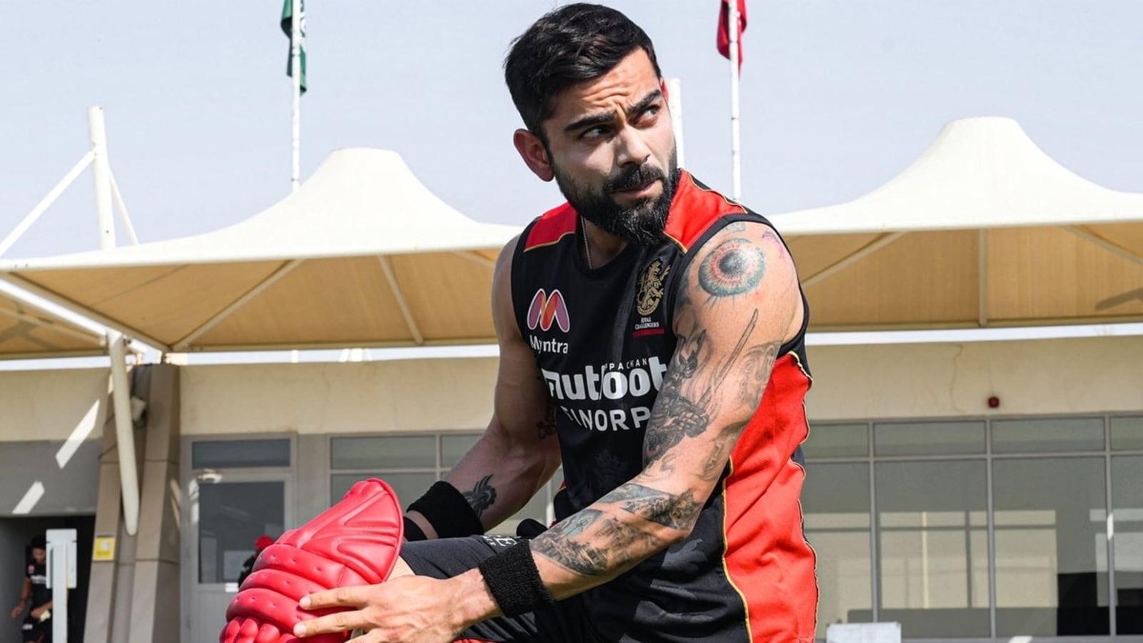 Virat Kohli Tattoo: Virat Kohli shows off new tattoo as he joins RCB camp  ahead of IPL 2023; Check pics here - The Economic Times