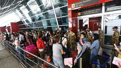 DIAL said passenger traffic was currently around 55% of the pre-pandemic levels. (Picture for representation only/HT) DIAL said passenger traffic was currently around 55% of the pre-pandemic levels. (Picture for representation only/HT)