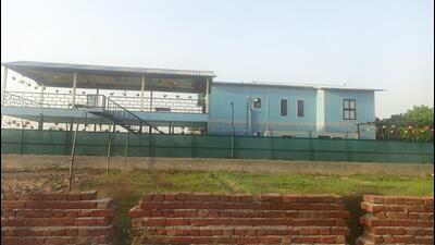 Farmers allege the land mafia is selling residential plots and constructing buildings on their farmland. (Sourced) Farmers allege the land mafia is selling residential plots and constructing buildings on their farmland. (Sourced)