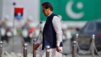 Despite promising a “Naya Pakistan”, PM Khan has failed to stop Pakistan’s economy from spiraling down (AP) Despite promising a “Naya Pakistan”, PM Khan has failed to stop Pakistan’s economy from spiraling down (AP)