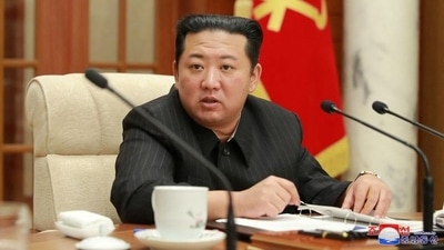 North Korea leader Kim Jong un (via REUTERS)