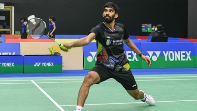 Kidambi Srikant in action (PTI)