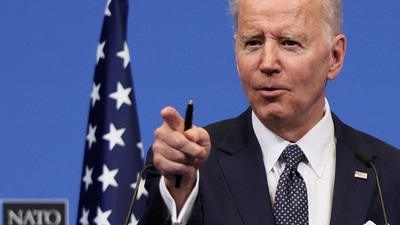 US President Joe Biden in Brussels summit. (REUTERS)