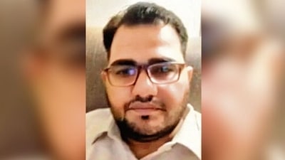 Rajendra Kamariya is accused of changing identities, fraud, and four murders. (HT Photo)