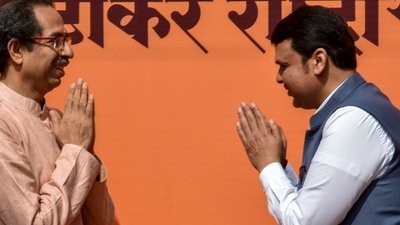 As Sena and BJP parted ways in late 2019, the sourness grew. (Kunal Patil/HT Photo) As Sena and BJP parted ways in late 2019, the sourness grew. (Kunal Patil/HT Photo)