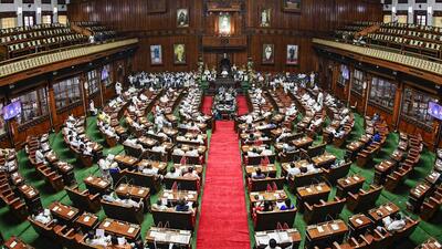 Zameer Ahmed Khan, the Congress legislator, questioned how the Speaker could make such a remark “sitting on that chair”. (PTI) Zameer Ahmed Khan, the Congress legislator, questioned how the Speaker could make such a remark “sitting on that chair”. (PTI)