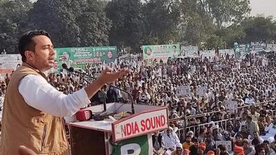 Rashtriya Lok Dal chief Jayant Chaudhary also said he would not attend the swearing-in ceremony of the second Yogi Adityanath government in Uttar Pradesh. (FILE PHOTO) Rashtriya Lok Dal chief Jayant Chaudhary also said he would not attend the swearing-in ceremony of the second Yogi Adityanath government in Uttar Pradesh. (FILE PHOTO)