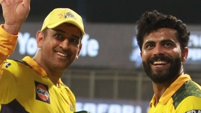 Ravindra Jadeja takes over from MS Dhoni as CSK's new captain. (CSK) Ravindra Jadeja takes over from MS Dhoni as CSK's new captain. (CSK)