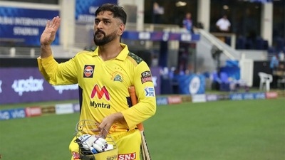 With MS Dhoni stepping down, it truly is the end of an era. (IPL/Twitter) With MS Dhoni stepping down, it truly is the end of an era. (IPL/Twitter)