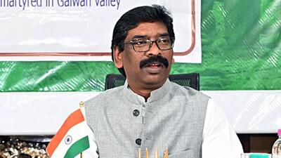 Jharkhand chief minister Hemant Soren. (ANI file)