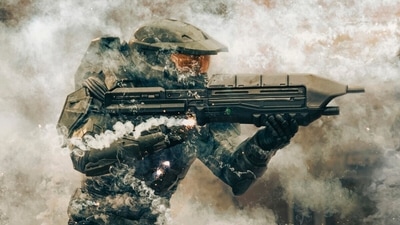 Halo review: The new series is headlined by Pablo Schreiber. Halo review: The new series is headlined by Pablo Schreiber.