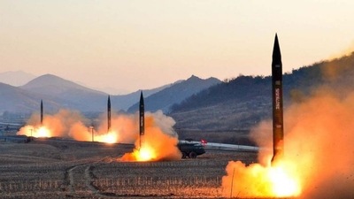 North Korea fires first ICBM since 2017 (AFP) North Korea fires first ICBM since 2017 (AFP)