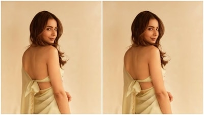 “Smile, happiness is right under your nose,” Rakul Preet shared her happy state of mind with these pictures. (Instagram/@rakulpreet)