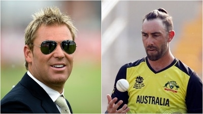 Shane Warne; Glenn Maxwell (PTI/AP) Shane Warne; Glenn Maxwell (PTI/AP)