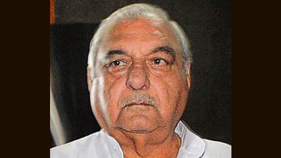 Haryana leader of Opposition Bhupinder Singh Hooda (HT File)