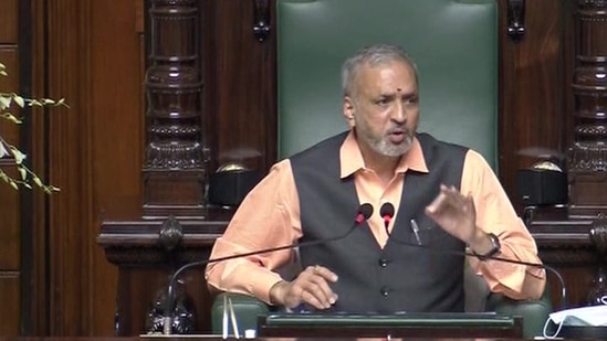 Karnataka speaker Vishweshwar Hegde Kageri said “It's our RSS, my RSS. You all will say RSS in coming days” in the Assembly on Thursday. (ANI) Karnataka speaker Vishweshwar Hegde Kageri said “It's our RSS, my RSS. You all will say RSS in coming days” in the Assembly on Thursday. (ANI) 