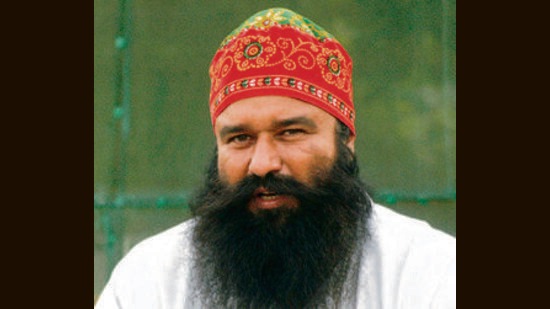 A perusal of the document shows that Sirsa dera chief Ram Rahim was nominated an accused on February 27. He has been nominated as the main conspirator in the Bargari sacrilege and derogatory posters’ cases. (HT File Photo)