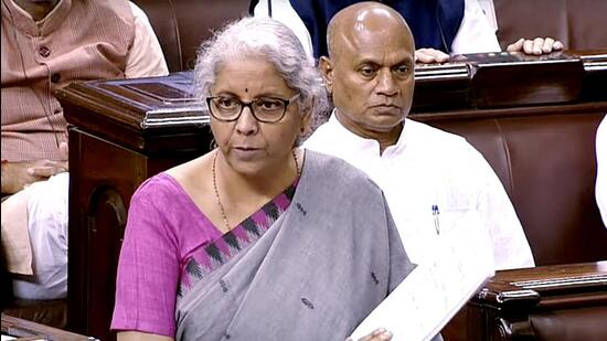 Union finance minister Nirmala Sitharaman. (ANI)