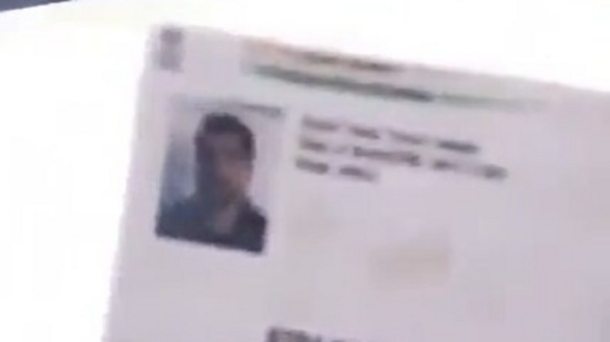 Screenshot of the viral video where a man from J&K was allegedly denied entry in a hotel after he produced his J&K identity card.