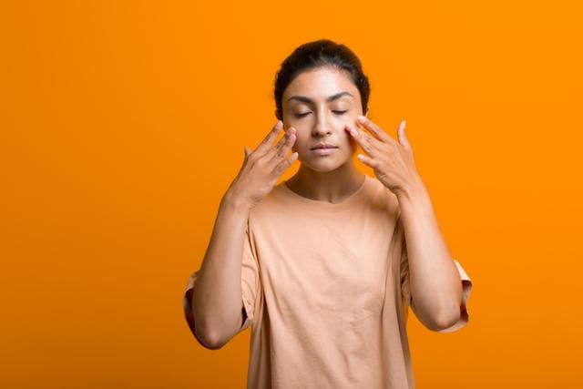 Face yoga is very beneficial to tighten skin and give you a healthy glow (Shutterstock)