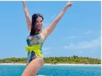 Sunny Leone is currently having a gala time in the Maldives and is constantly treating her fans with breathtaking pictures from her stay. Flaunting her hourglass figure in a stylish swimsuit, Sunny Leone explores the picturesque beach destination.(Instagram/@sunnyleone)