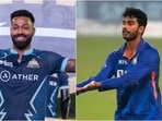 Hardik Pandya; Venkatesh Iyer(Gujarat Titans/AP) Hardik Pandya; Venkatesh Iyer(Gujarat Titans/AP)