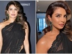 Priyanka Chopra's black saree with strapless blouse for pre-Oscars party is must-have in your summer closet: See pics Priyanka Chopra's black saree with strapless blouse for pre-Oscars party is must-have in your summer closet: See pics
