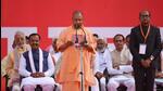 Yogi Adityanath at the swearing-in ceremony in Lucknow on Friday. (Deepak Gupta/HT) Yogi Adityanath at the swearing-in ceremony in Lucknow on Friday. (Deepak Gupta/HT)