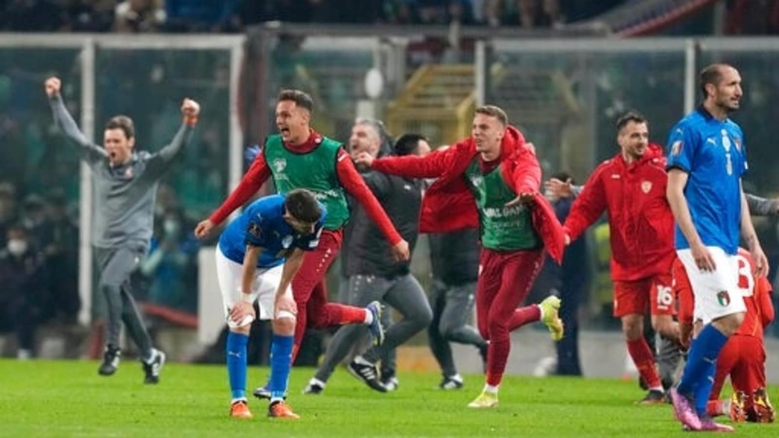 Italy fail to qualify for 2022 FIFA World Cup after shock loss to North Macedonia