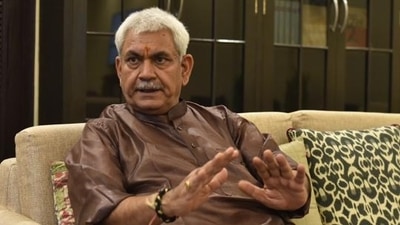 J&amp;K Lieutenant governor Manoj Sinha (Vipin Kumar/HT Archive)
