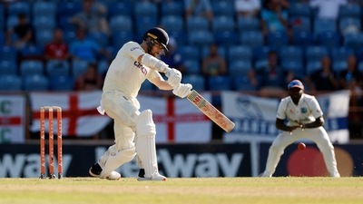 England's Jack Leach in action. (Action Images via Reuters)